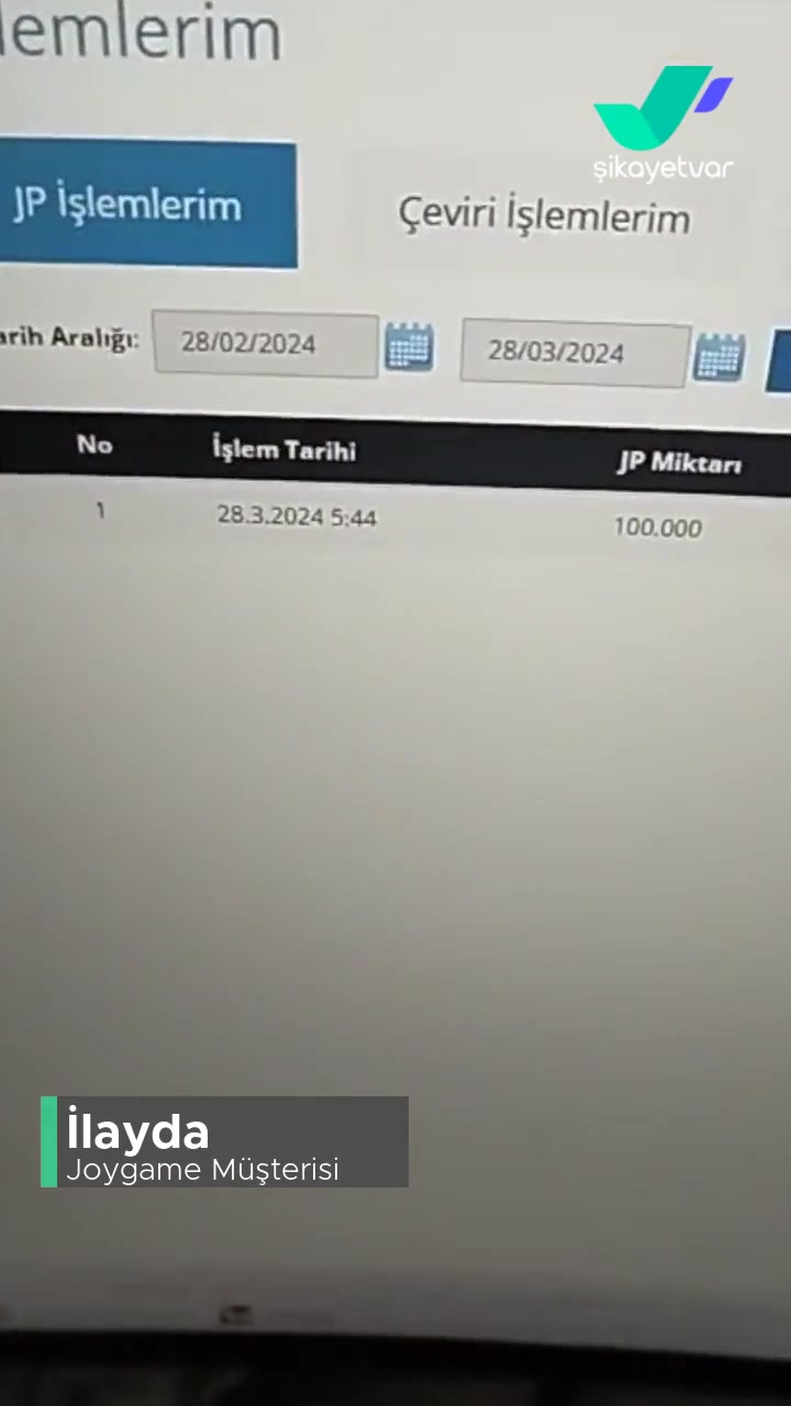 Joygame Para Hesabıma Düşmedi videonun kapak resmi