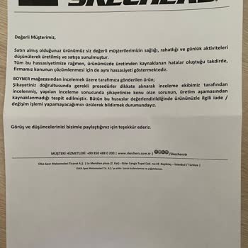 Boyner Skechers Marka Hatalı Ayakkabıyı Değişmiyor