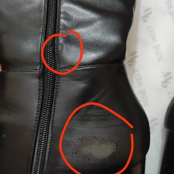 Nine West Çizmelerimde Deri Soyulması