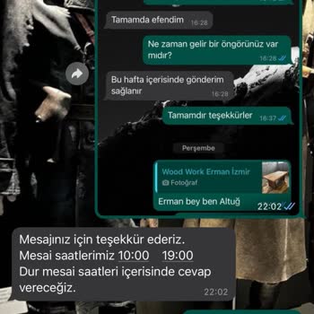 Wood Work Company Parasını Ödediğiniz Ürünü Göndermiyor