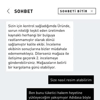 Adidas Warranty Claim Denied