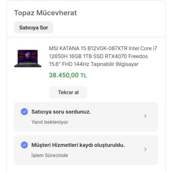 Hepsiburada Hatalı Fiyat İle Satış İptali