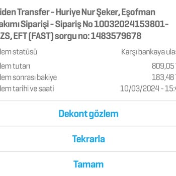 Huriş Butik Ürünüm 18 Gündür Teslim Edilmedi, Yanıt Alamıyorum