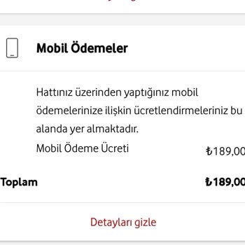 Vodafone Mobil Ödeme Saçmalığı