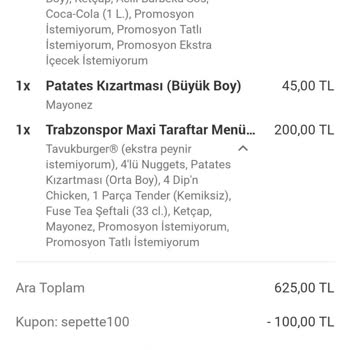 Yemeksepeti Siparişim Eksik Geldi Ve İadesi Yapılmadı