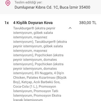 Yemeksepeti Siparişim Eksik Geldi Ve İadesi Yapılmadı