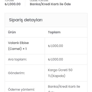 Kesaa Design'dan Beklenen Elbise Hayal Kırıklığı