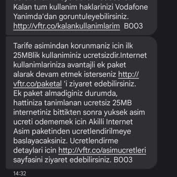 Vodafone Boş Yere Aşım Yaptı