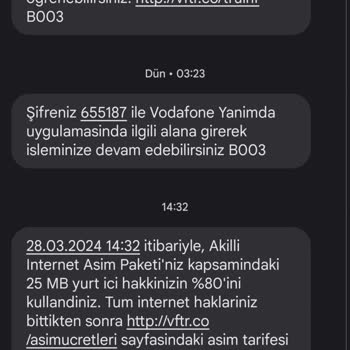 Vodafone Boş Yere Aşım Yaptı