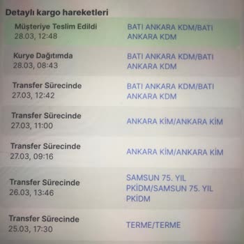 PTT Kargo Sokağa Bırakılan Kargo