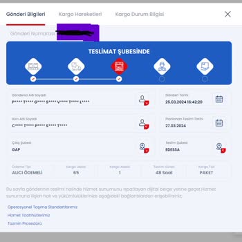 Aras Kargo Kargom Teslim Edilmiyor