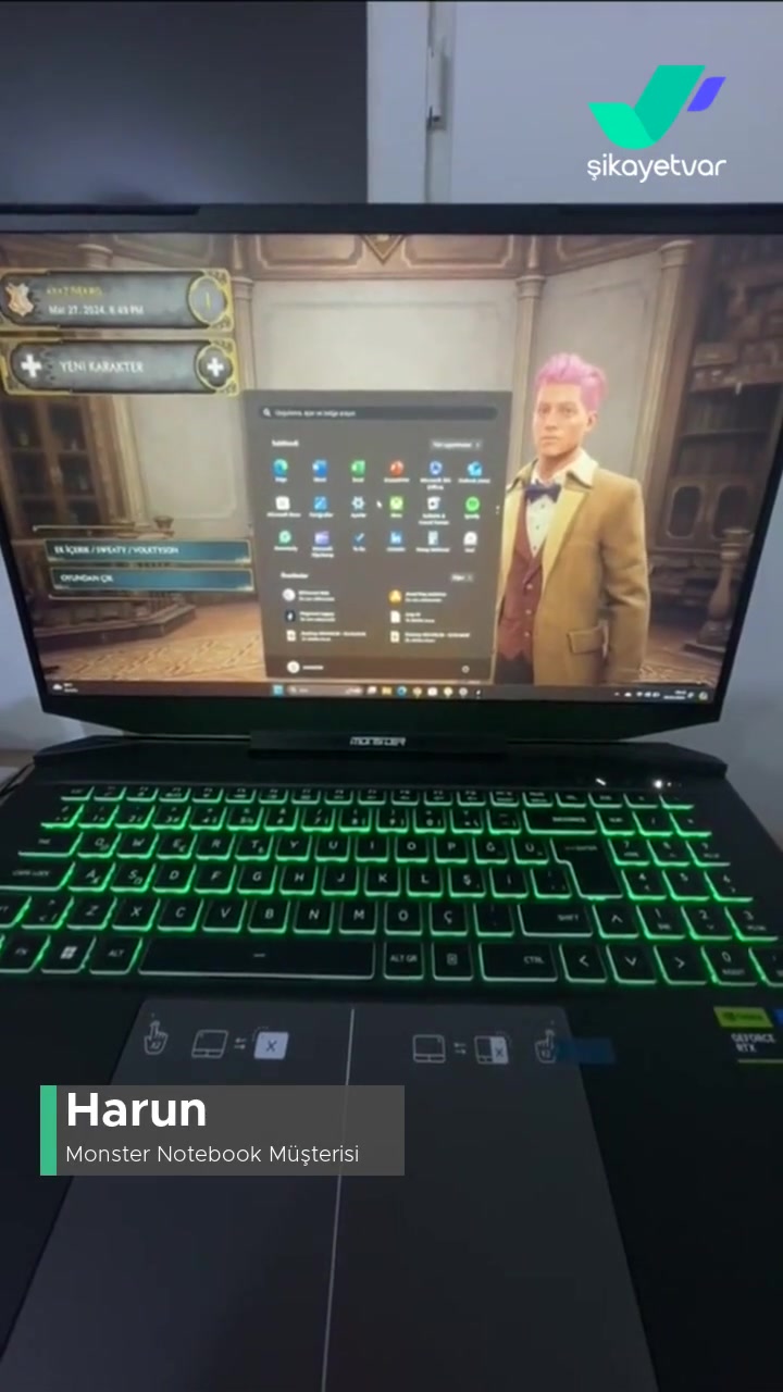 Monster Notebook Oyun Bilgisayarı Şarj Kesme Sorunu videonun kapak resmi