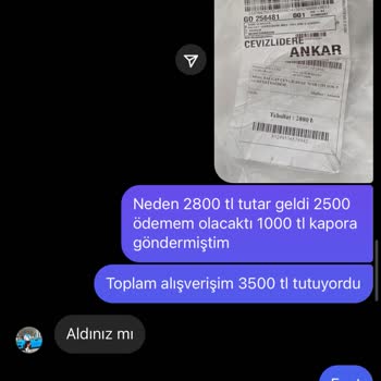 Ferelmoda İade Sorunu Fatura Kesimi Yok