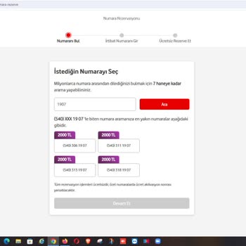 Vodafone Özel Numara İnternette Farklı Faturada Farklı