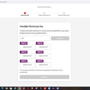 Vodafone Özel Numara İnternette Farklı Faturada Farklı