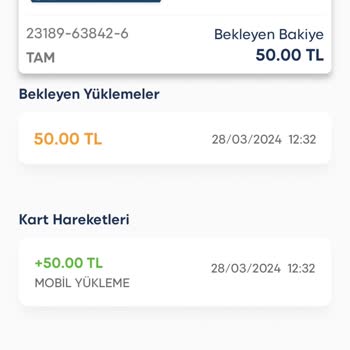 İzmirim Kart Mobil Uygulamada Bakiye Yükleme Sorunu