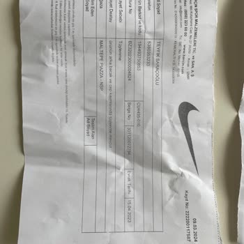 Nike Barçın Tüylenen Ayıplı Ürüne Üretim Kaynaklı Sorun Yok Diyor