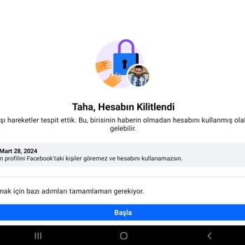 Facebook Hesabım Kilitlendi