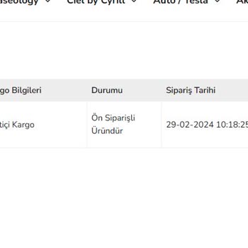 Spigen Türkiye 29.02.204 Sipariş Hala Teslim Edilmedi