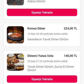 Yemek Sepeti Kusurlu Hizmet