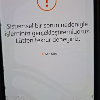 ING Kredi Onayı Sonrası Kimlik Tarama Hatası Ve Sistem Sorunu