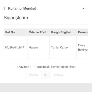 Şentürk Oto Aksesuar (İstanbul) 2 Adet Ürün Almamam Rağmen Onaylamıyor