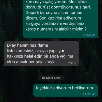 Filelog Kedi Filesi Ürün Teslimatında Yaşanan Gecikme Ve İletişim Sorunları