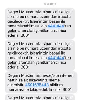 Türk Telekom İnternet Kurulumu Randevusuna Gelinmemesi