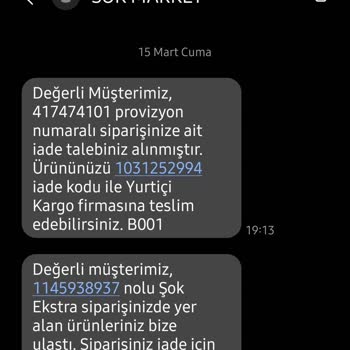 Şok Market Ücreti İadesi Yapmıyor