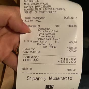 McDonald's Çalışan Hatası / Sipariş Sorunu Ve Müşteri Memnuniyeti Hizmet Kalitesi