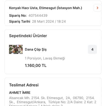 Migros Yemek Siparişimi Göndermedi Para Hesaptan Gitmişti