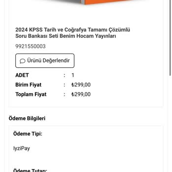 Benim Hocam Yayınevi Ücret Alınıp Sipariş Gönderilmeyen Kitaplar!