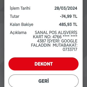 Faladdin Çift Ödeme Sorunu Ve Abonelik Görünmüyor