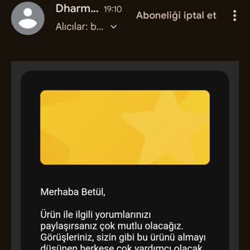 DharmaCaim 18.01.2024 Tarihli Siparişim Tarafıma Ulaşmadı.