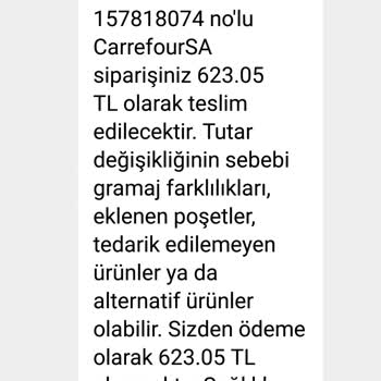 Carrefour SA Online Alışverişte Fiyat Farkı Sorunu