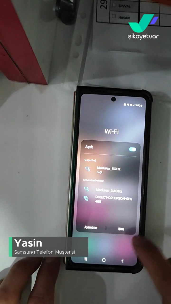 Samsung Telefon Z Fold 4 (Wi-Fi Bağlanamama) videonun kapak resmi