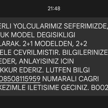 Kale Seyahat Her Seferde Yapılan Koltuk Modeli Değişikliği Sorunu