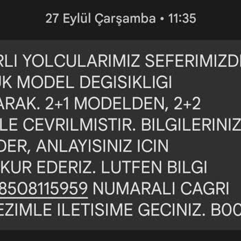 Kale Seyahat Her Seferde Yapılan Koltuk Modeli Değişikliği Sorunu