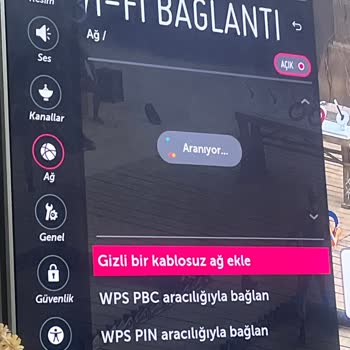 LG Marka Wi-Fi Bağlanmıyor