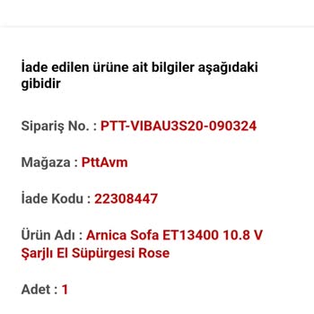 Epttavm Ücret İadesinin Yapılmaması