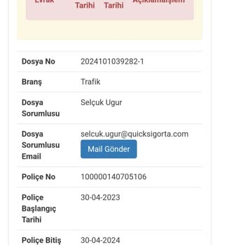 Quick Sigorta Sürecin Yavaş İlerlemesi