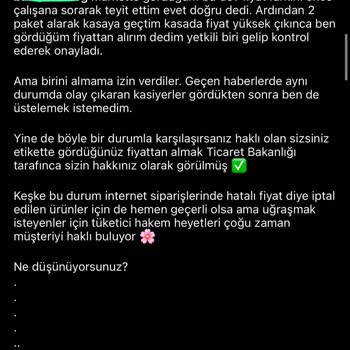 BİM Personelinin Yaptığı Haksızlık Ve Saygısızlık