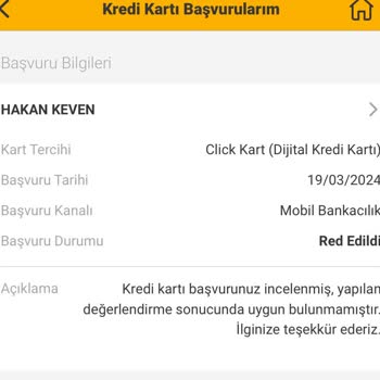Kredi Kayıt Bürosu 20 Yıllık Müşterinin Kredi Kartı Başvuru Sorunu