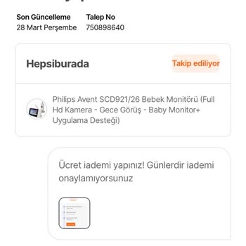 Hepsibura Ücret İademi Yatırmıyor!