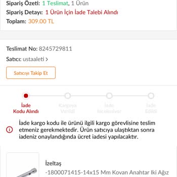 Trendyol Alışverişinde Yaşanan İade Süreci Sıkıntısı