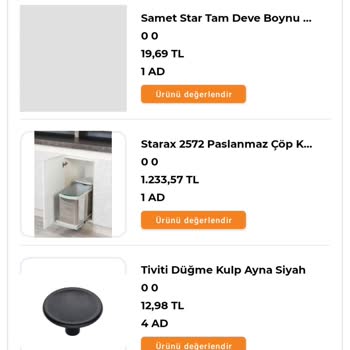 Starwood Yapı Market Starwood Hatalı Gönderi