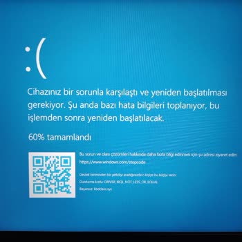 Monster Abra V17 3.4 Gaming Laptop Sürekli Mavi Ekran Sorunu