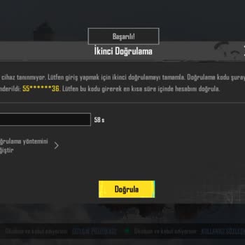 PUBG (Pubgmobile.com) Hesap Çalındı Yardım Edin