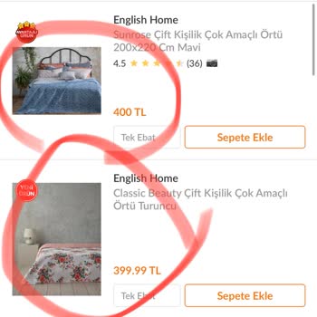 English Home Fiyat Dengesizliği Mağdur Ediyor