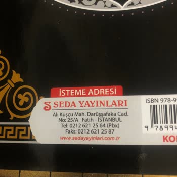 Seda Yayınları Kuranı Kerimi 2 Cüz Eksik Baskıyla Satışa Çıkarmış